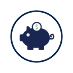 piggy bank with coin