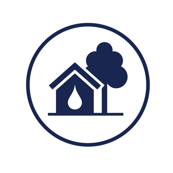 icon representing pollution prevention